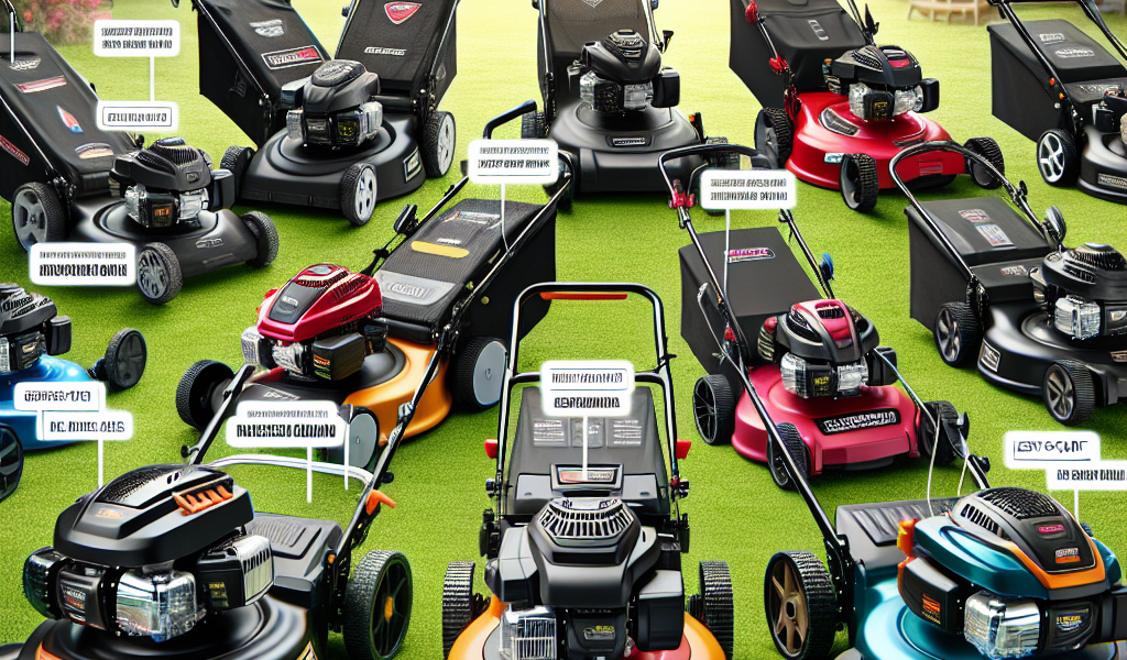 Najlepsze kosiarki spalinowe z napędem dostępne na rynku
