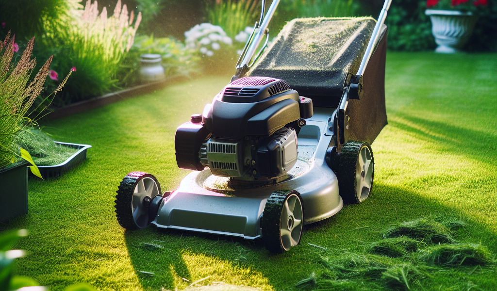Czy warto kupić kosiarkę spalinową z napędem do małego ogrodu?